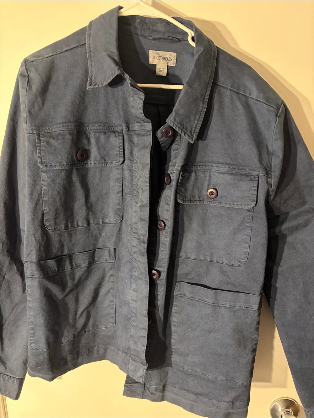 Goodthreads Utility Field Jacket - Slate Blue Gray